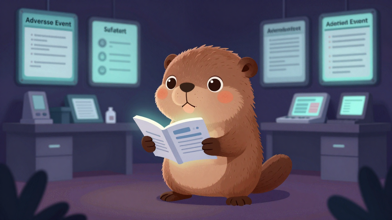 의약품부작용피해구제조사자 직업 종사자가 업무를 수행하는 모습