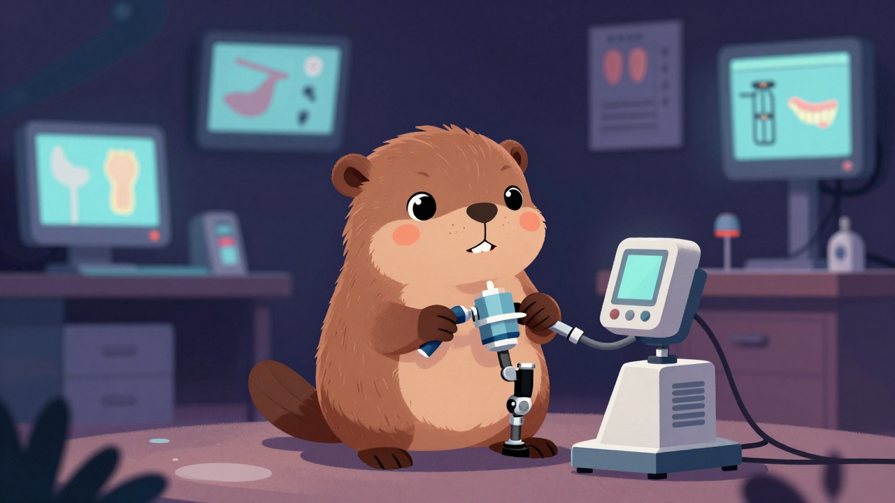 의지제조원 직업 종사자가 업무를 수행하는 모습