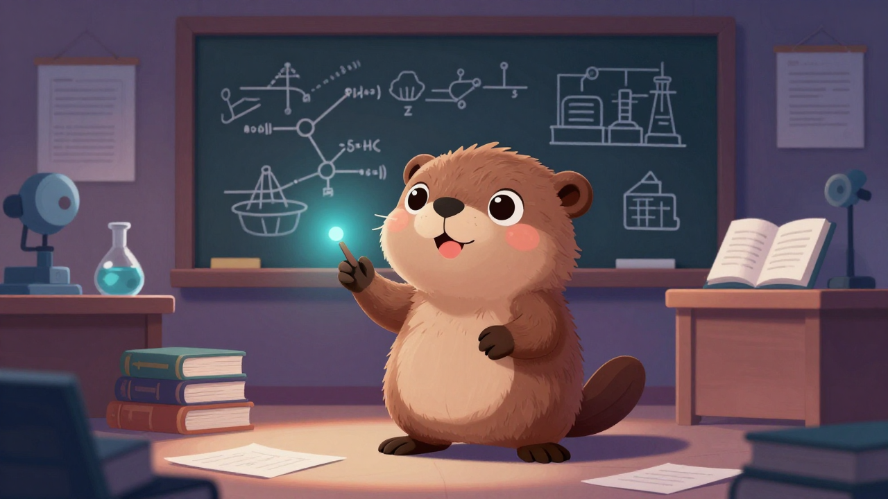 이공학계열교수 직업 종사자가 업무를 수행하는 모습