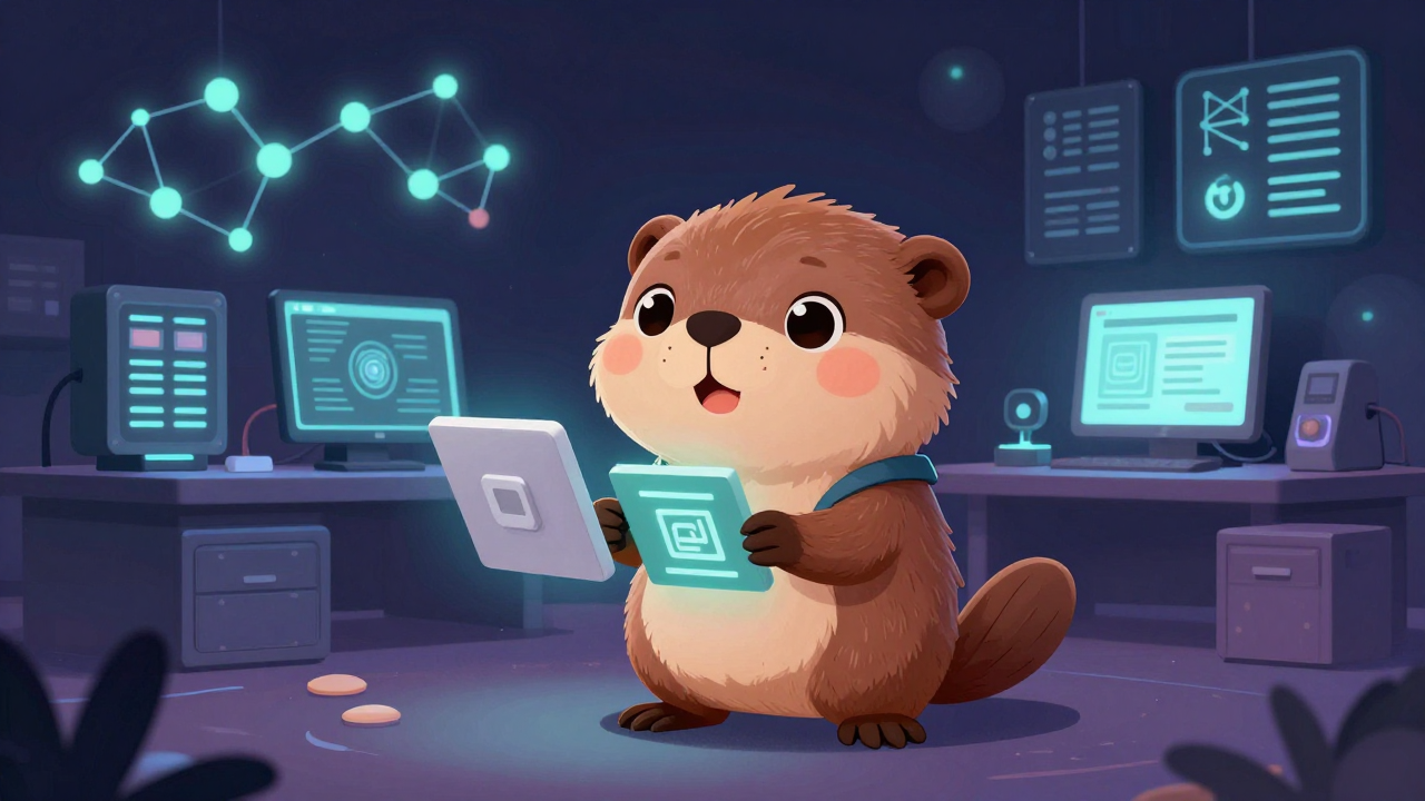 인공지능모델개발자 직업 종사자가 업무를 수행하는 모습