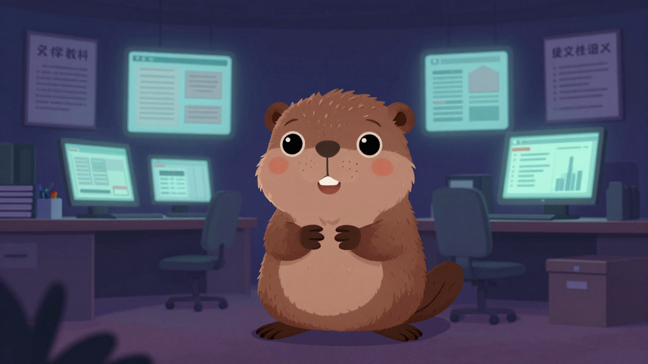 인문사회계연구보조원 직업 종사자가 업무를 수행하는 모습