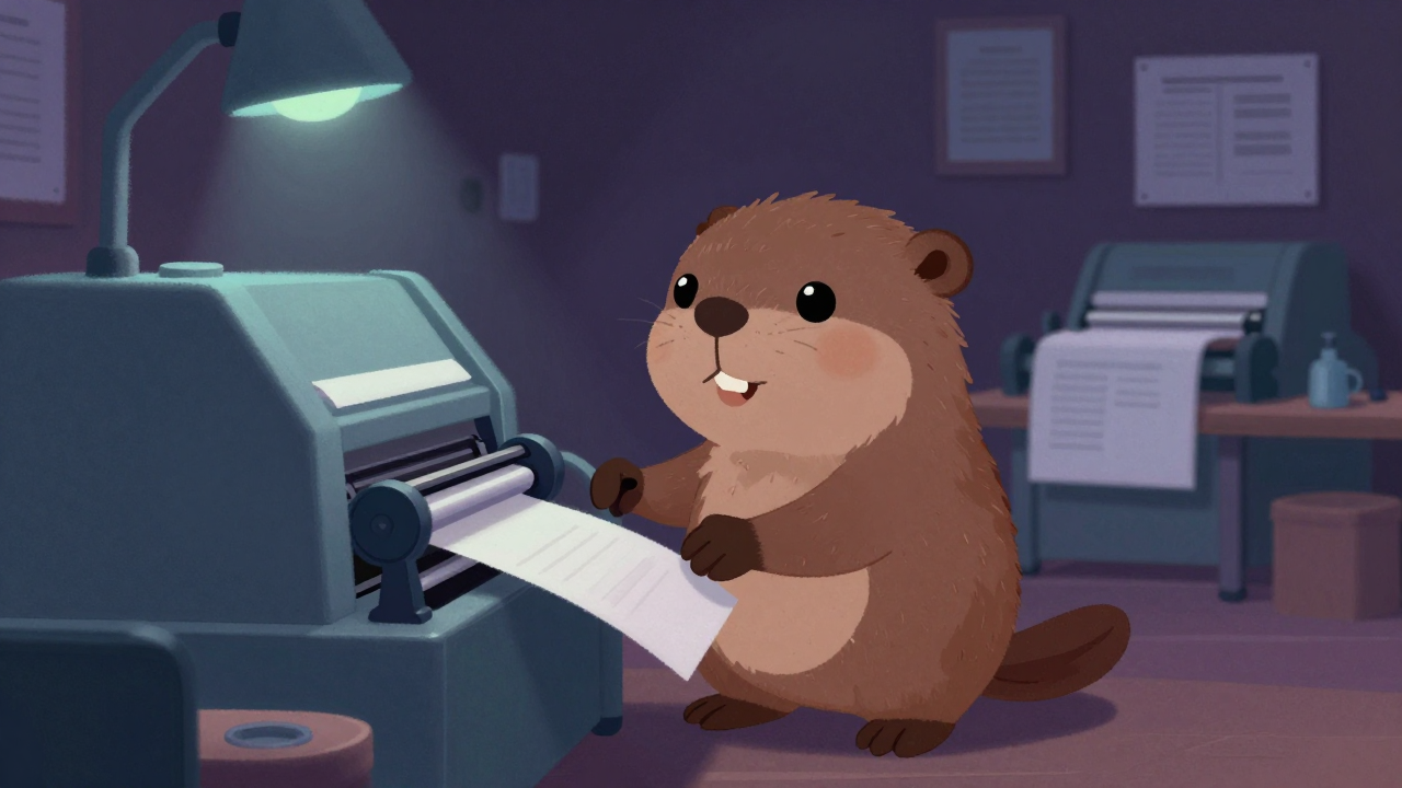 인쇄기계조작원