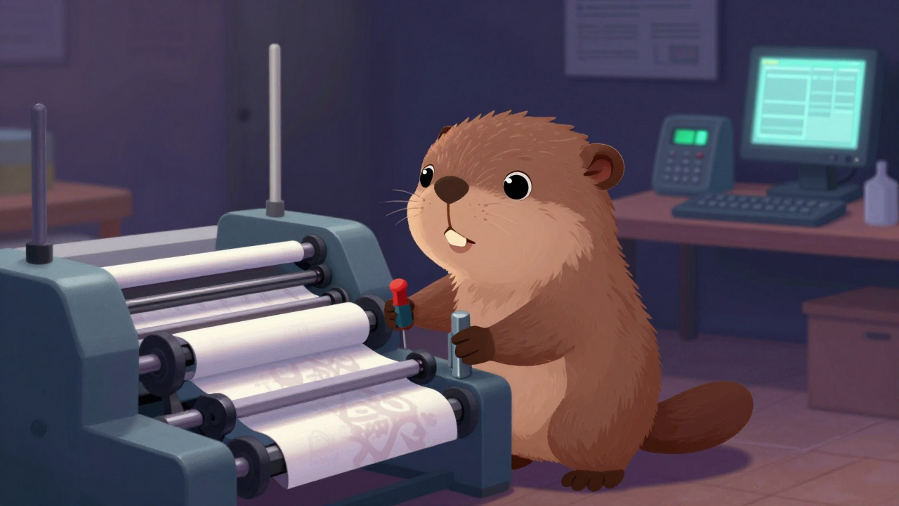 인쇄기조작원(무늬롤)