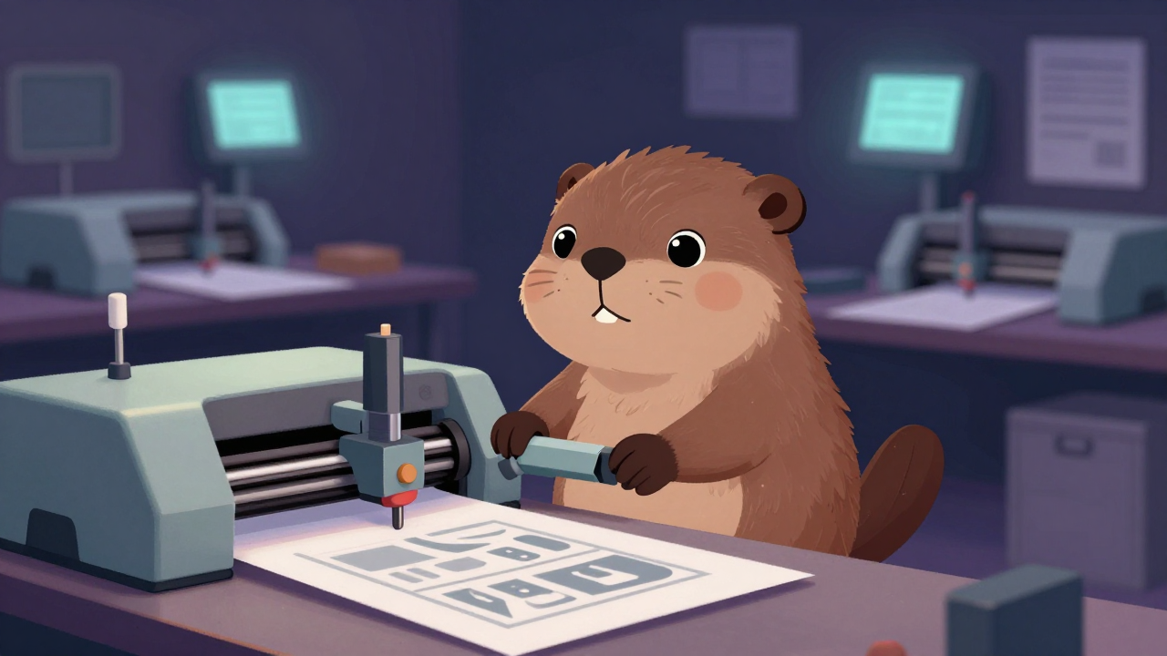 인쇄물재단기조작원