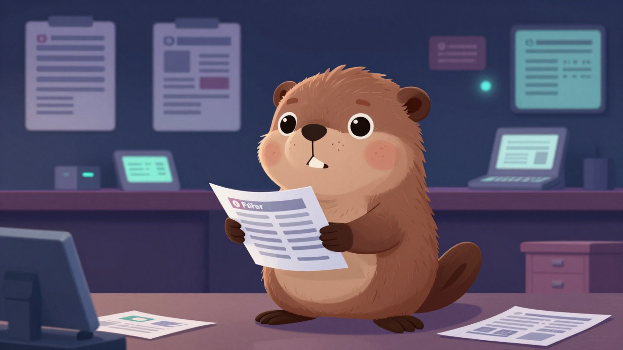 인쇄영업원 직업 종사자가 업무를 수행하는 모습