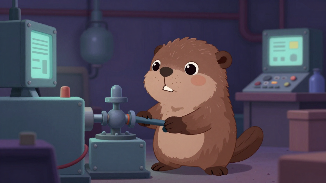 자동차섀시검사원 직업 종사자가 업무를 수행하는 모습