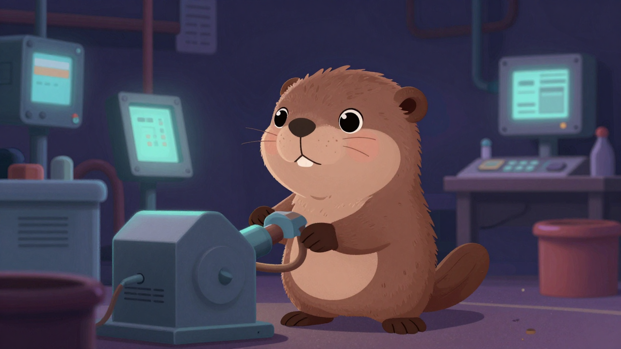 자동차수밀수정원 직업 종사자가 업무를 수행하는 모습