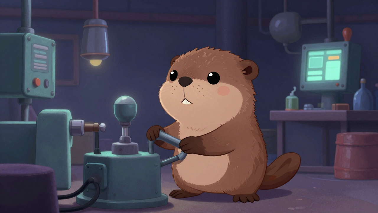 자동차주행검사원 직업 종사자가 업무를 수행하는 모습