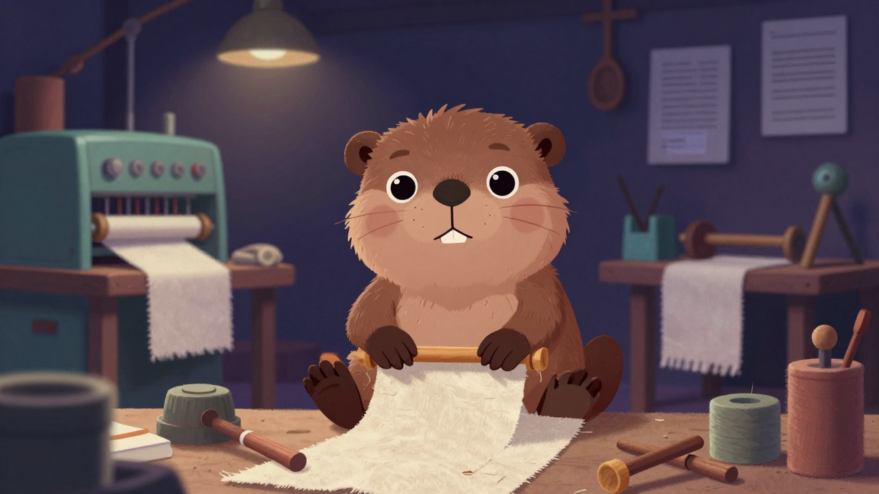 자판원 직업 종사자가 업무를 수행하는 모습