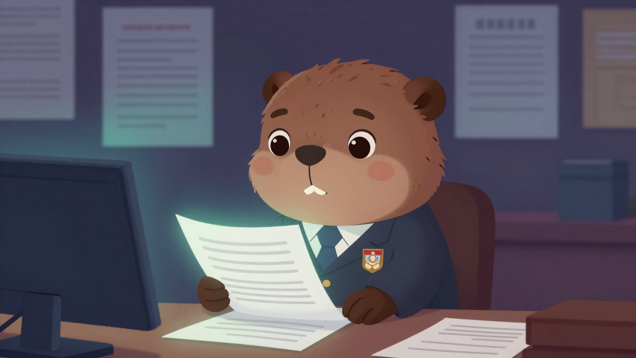 장관 직업 종사자가 업무를 수행하는 모습