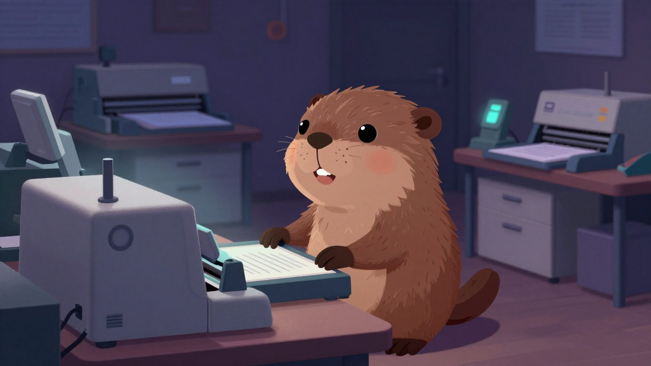 장부가공기조작원