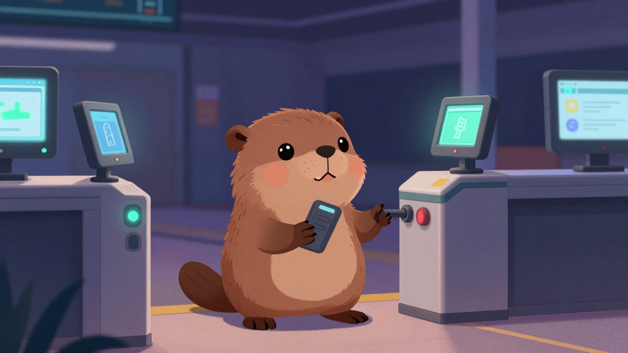 전동차입출창관리원 직업 종사자가 업무를 수행하는 모습