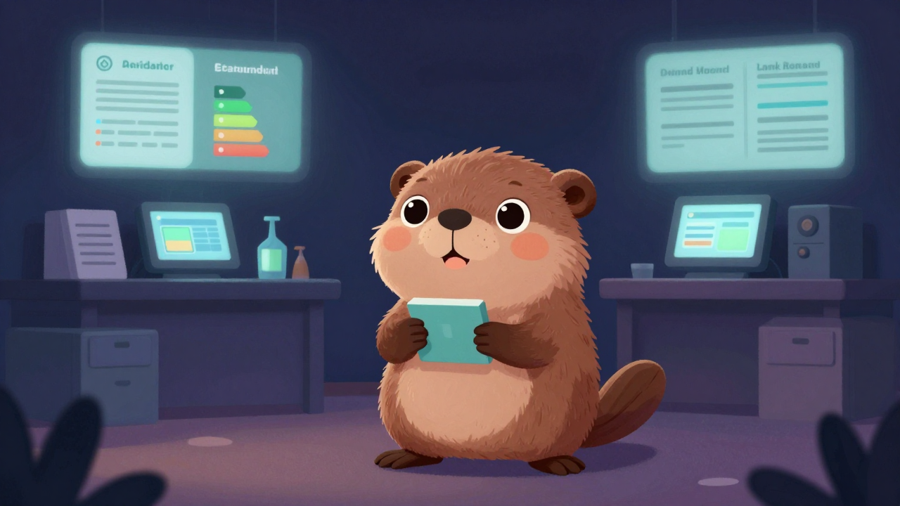 전력수요관리중개자 직업 종사자가 업무를 수행하는 모습