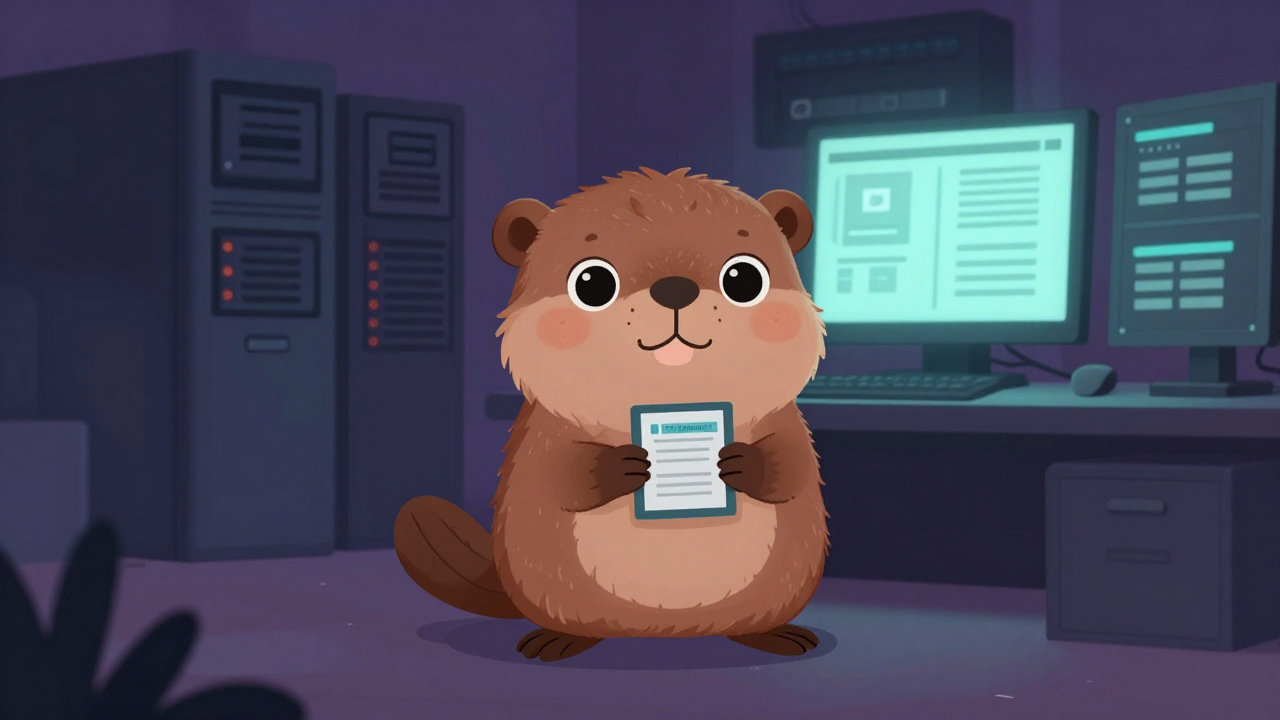 전산관리원 직업 종사자가 업무를 수행하는 모습