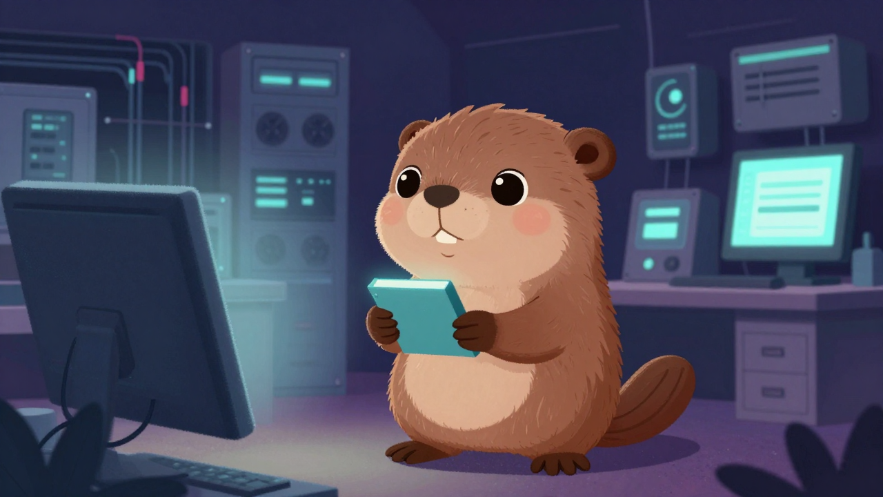 전용회선서비스개통원 직업 종사자가 업무를 수행하는 모습