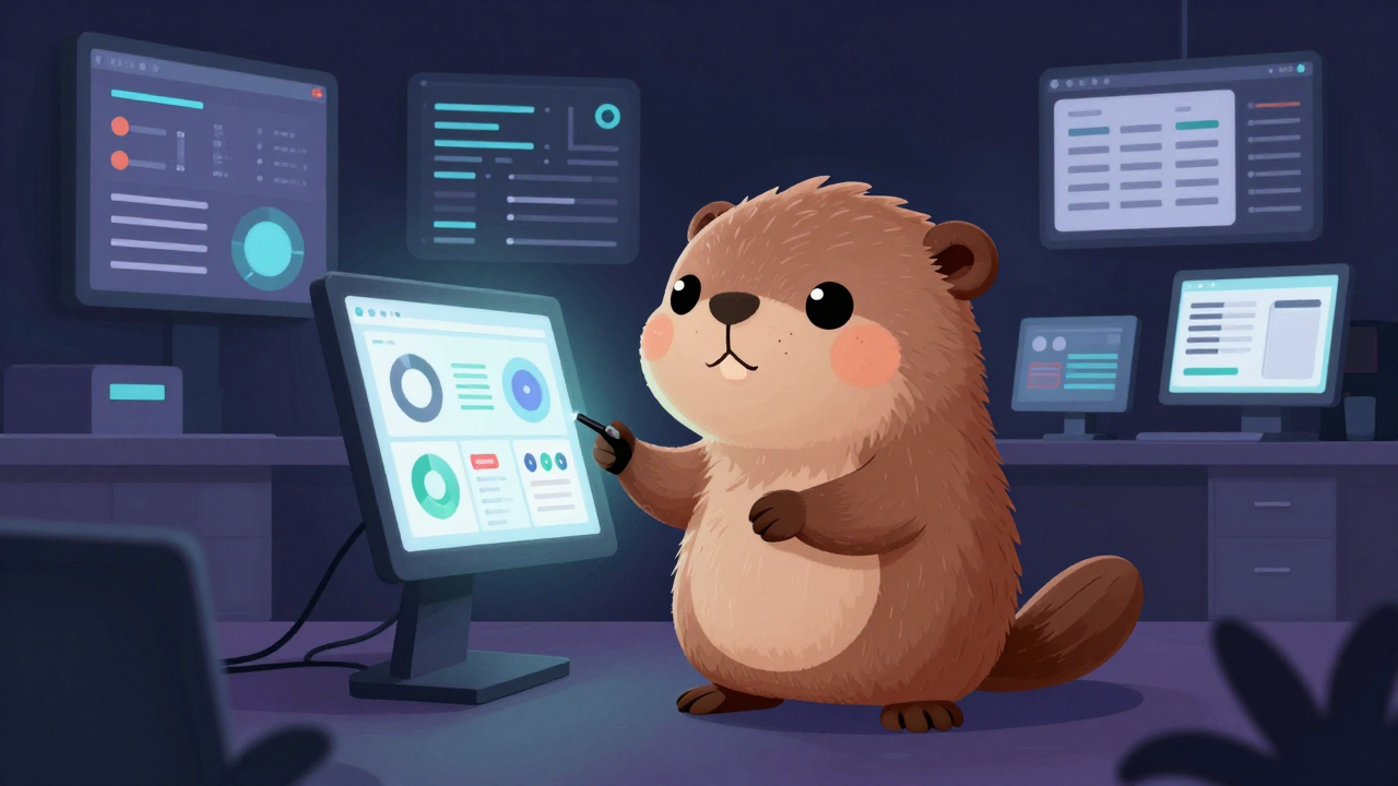 전자상거래전문가 직업 종사자가 업무를 수행하는 모습