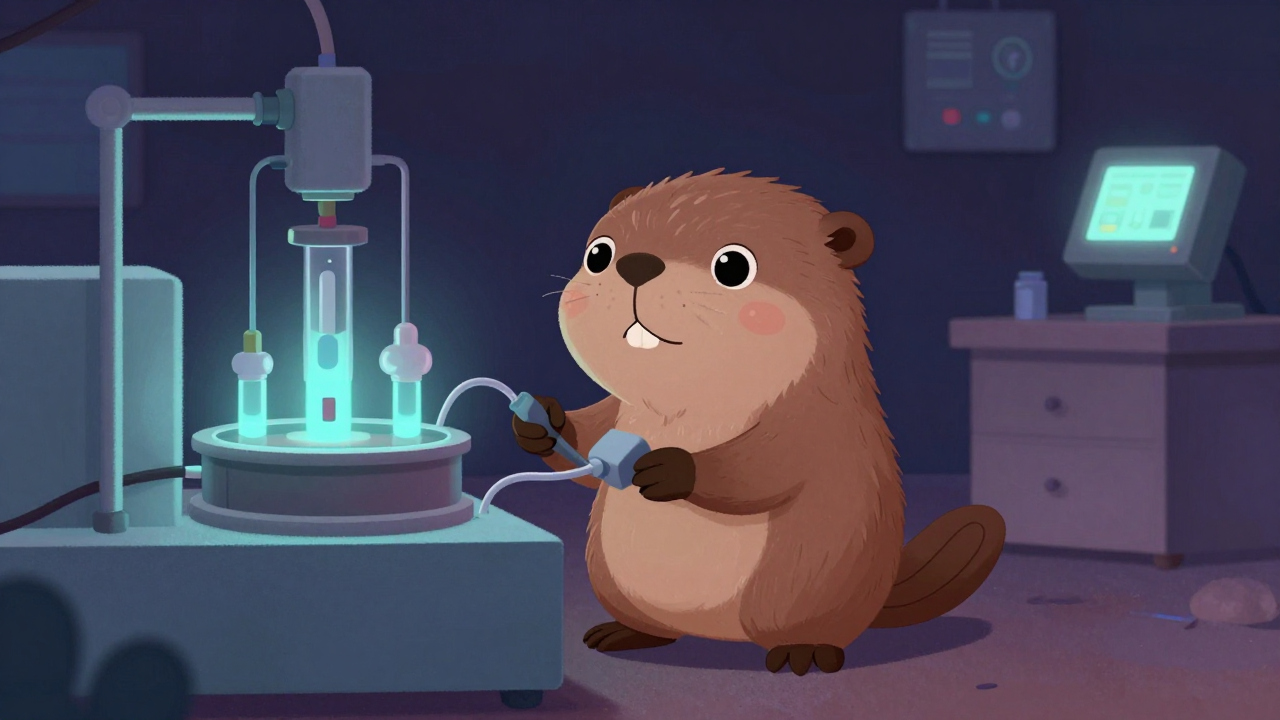 전해조운전원 직업 종사자가 업무를 수행하는 모습