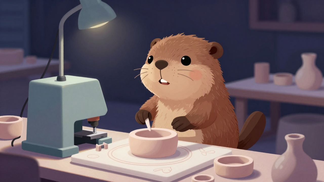 점토소성제품정형기조작원