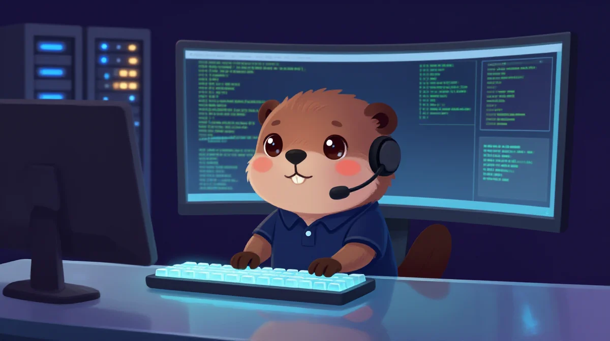 정보보호 컨설턴트 직업 종사자가 업무를 수행하는 모습