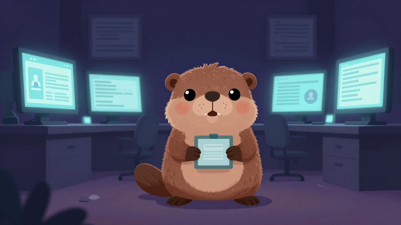 정보제공시스템관리원 직업 종사자가 업무를 수행하는 모습