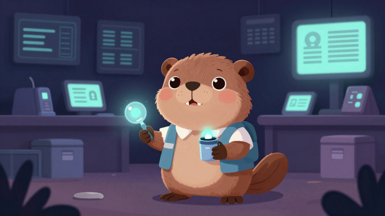 정보제공자 직업 종사자가 업무를 수행하는 모습