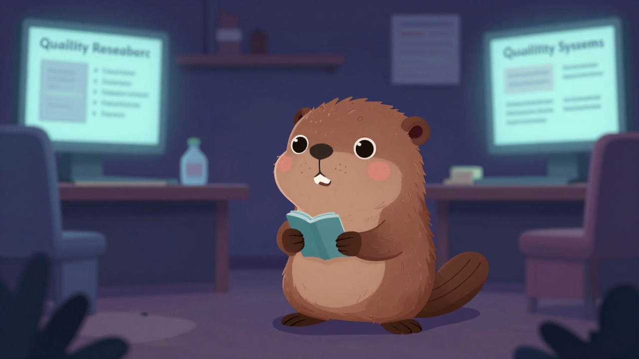 정성조사진행자 직업 종사자가 업무를 수행하는 모습