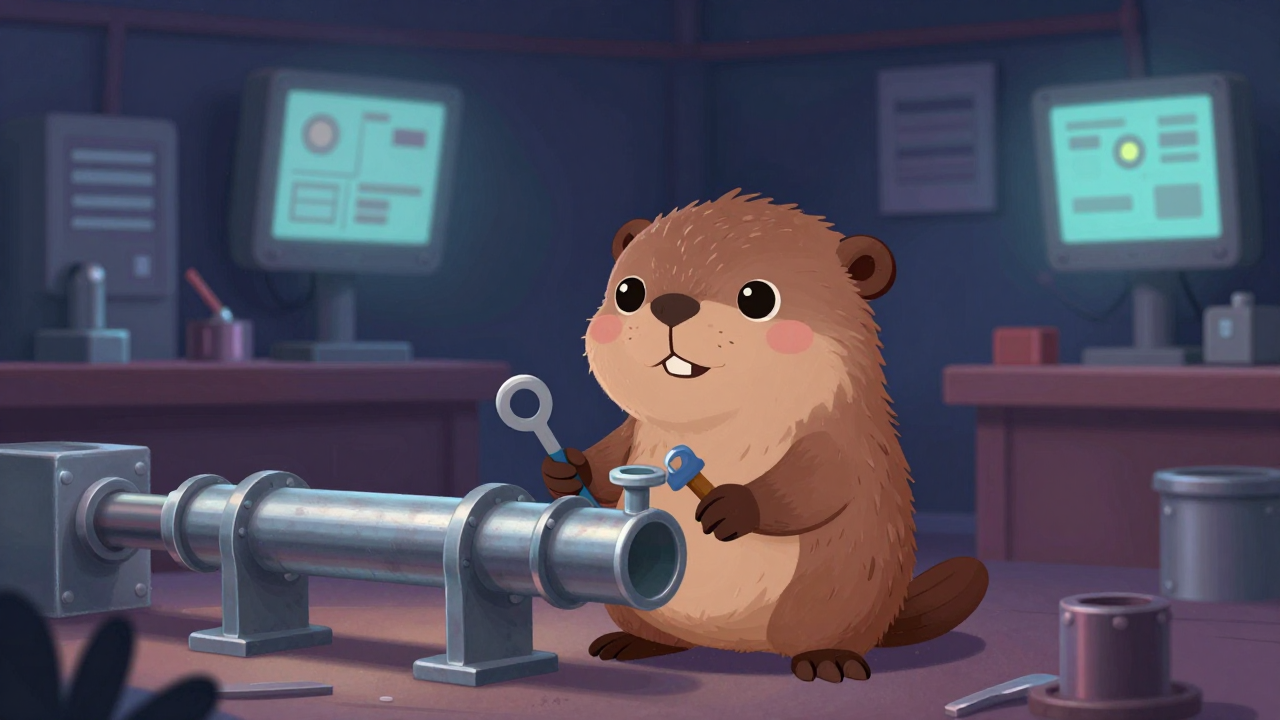 조관반장 직업 종사자가 업무를 수행하는 모습