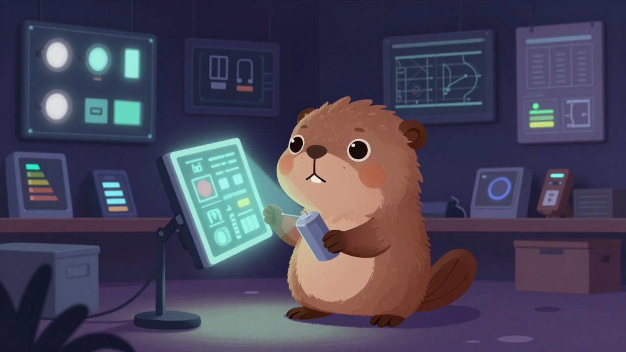 조명디자이너 직업 종사자가 업무를 수행하는 모습