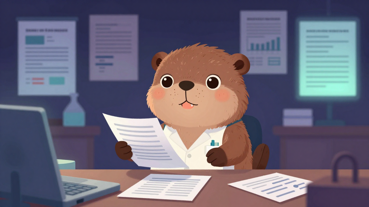 조사관리자 직업 종사자가 업무를 수행하는 모습