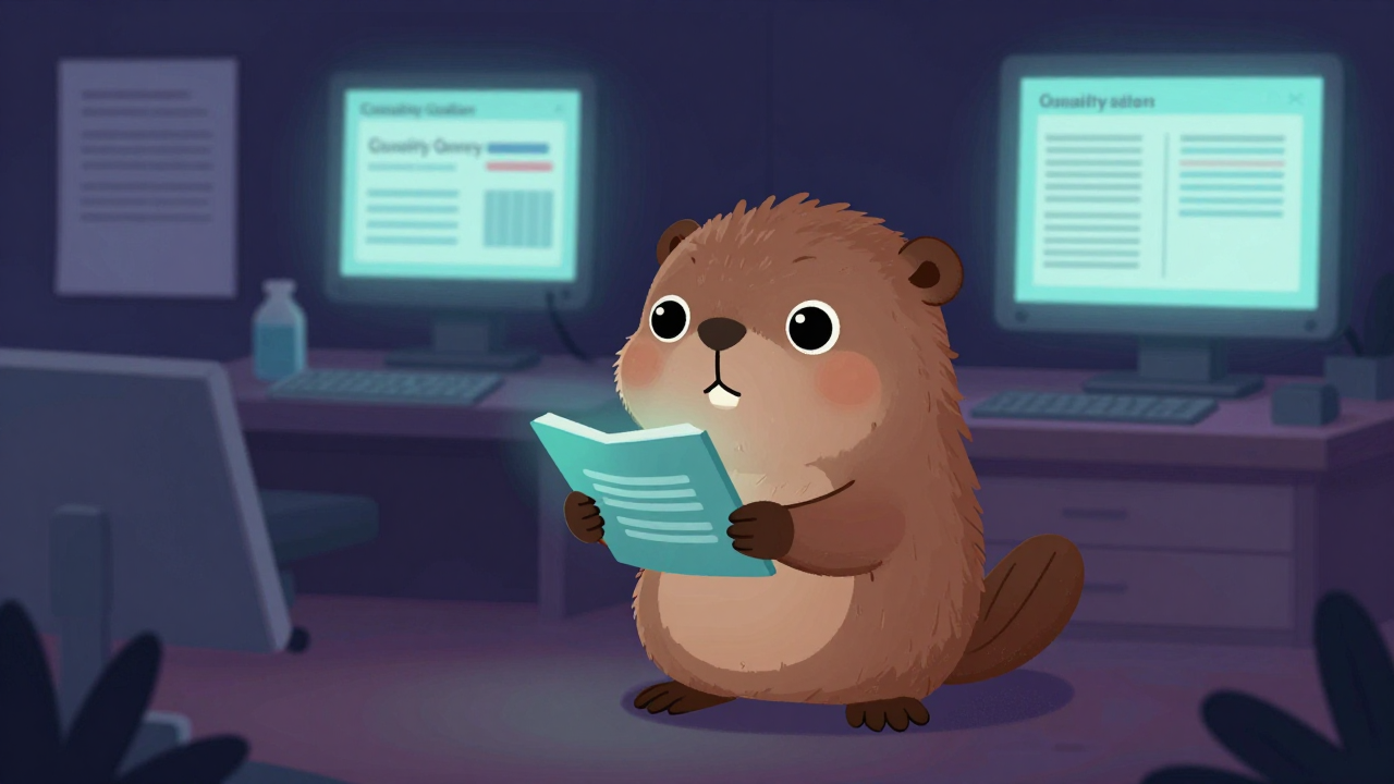 조사자료검증원 직업 종사자가 업무를 수행하는 모습