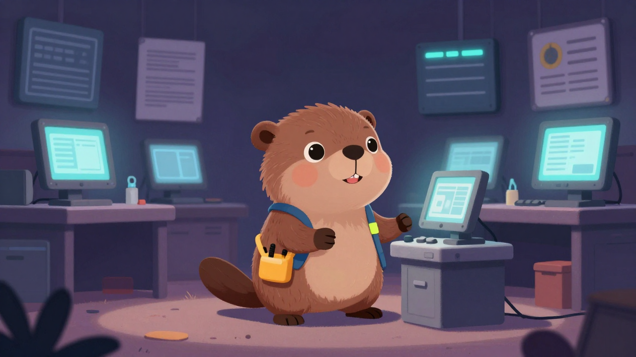 조성반장 직업 종사자가 업무를 수행하는 모습