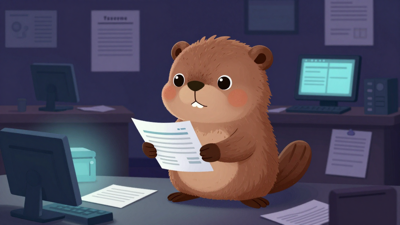 조세행정사무원 직업 종사자가 업무를 수행하는 모습