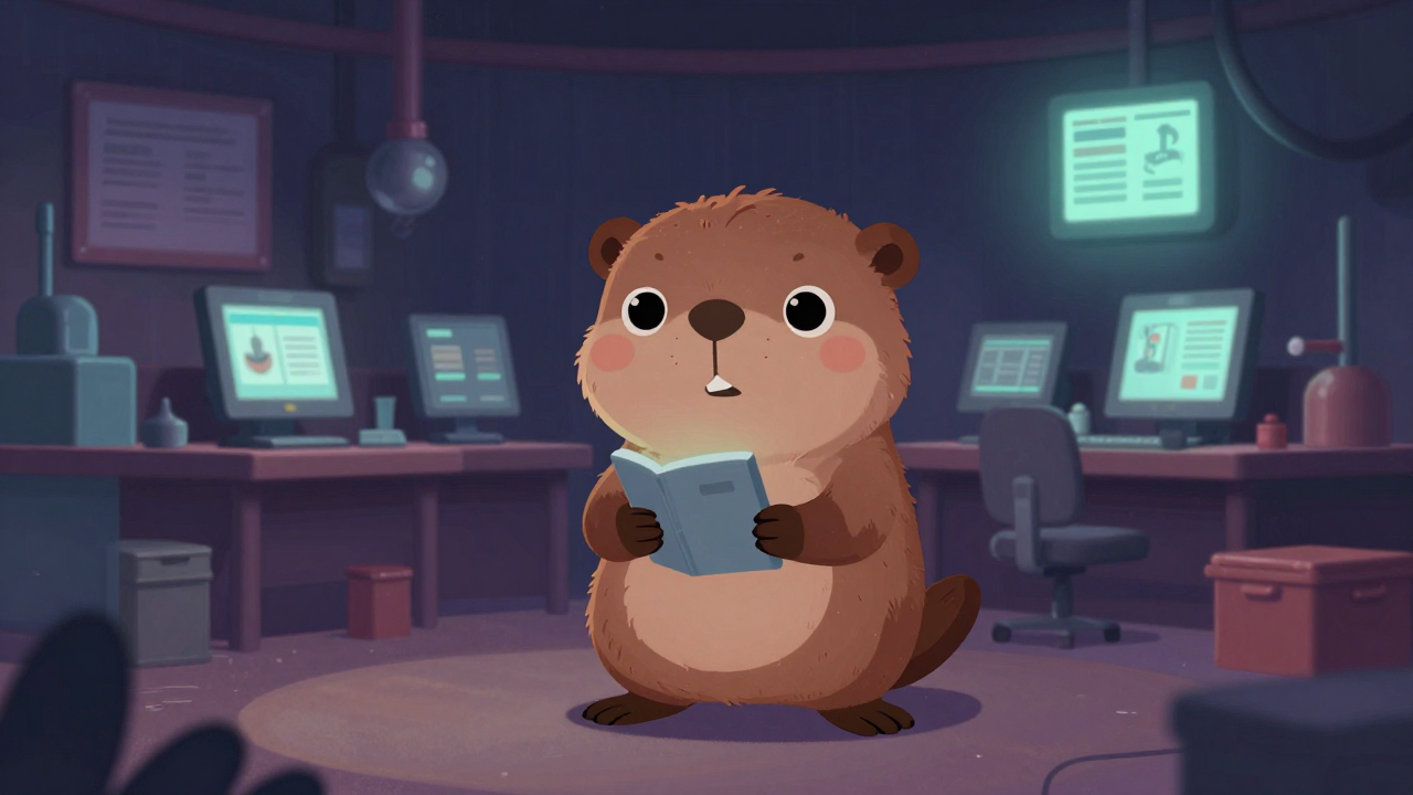 조형반장 직업 종사자가 업무를 수행하는 모습