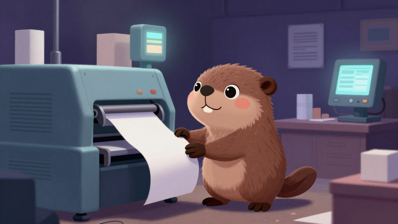 종이제품생산기계조작원