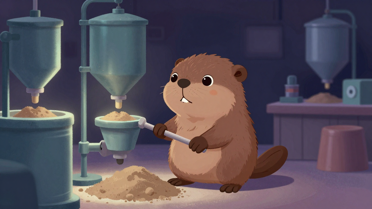 주물사제조원 직업 종사자가 업무를 수행하는 모습