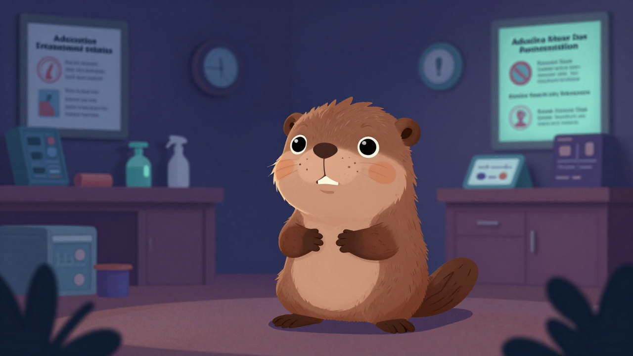 중독상담원 직업 종사자가 업무를 수행하는 모습