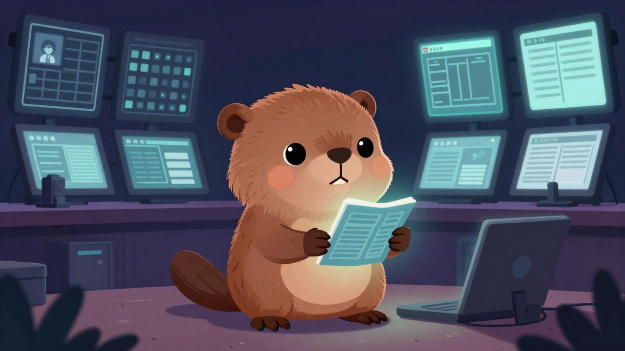 증권거래감리원 직업 종사자가 업무를 수행하는 모습