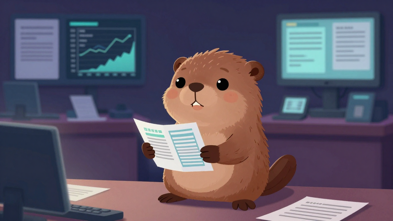 증권상장심사원 직업 종사자가 업무를 수행하는 모습