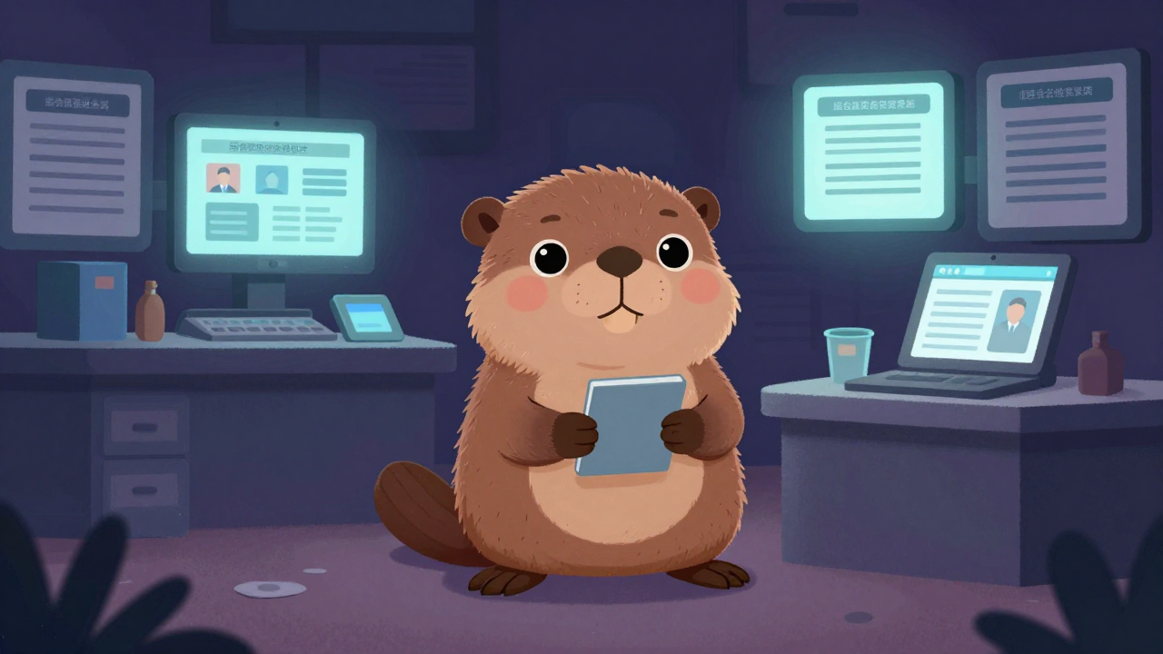 증권일반사무수탁사무원 직업 종사자가 업무를 수행하는 모습