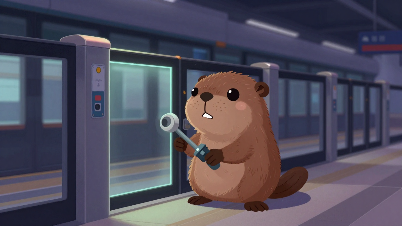 지하철승강장안전문설치원