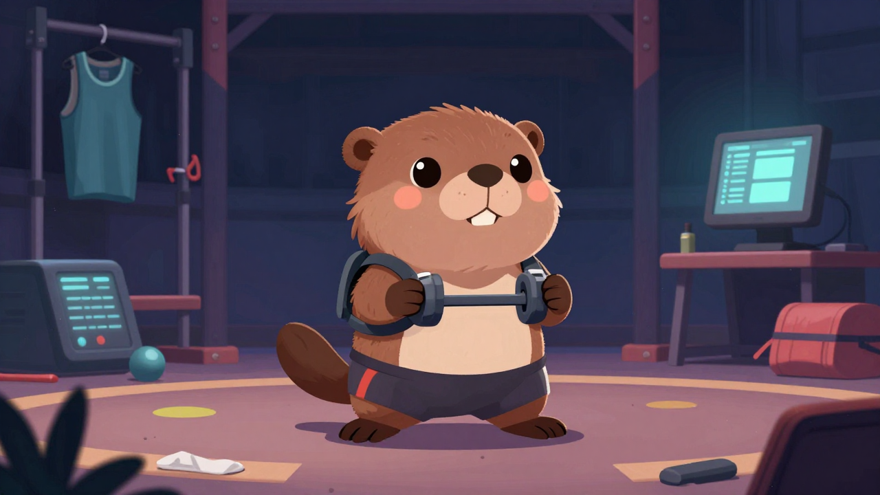 직업운동선수 직업 종사자가 업무를 수행하는 모습