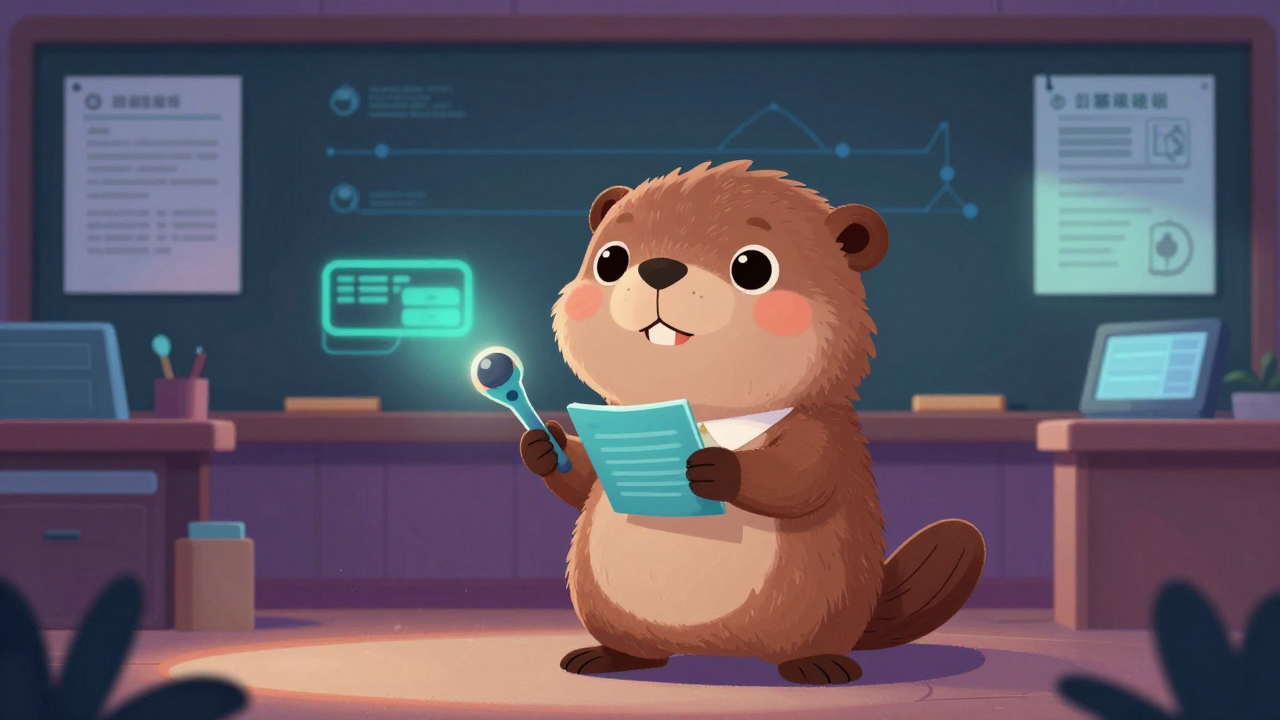 직업훈련교사 직업 종사자가 업무를 수행하는 모습