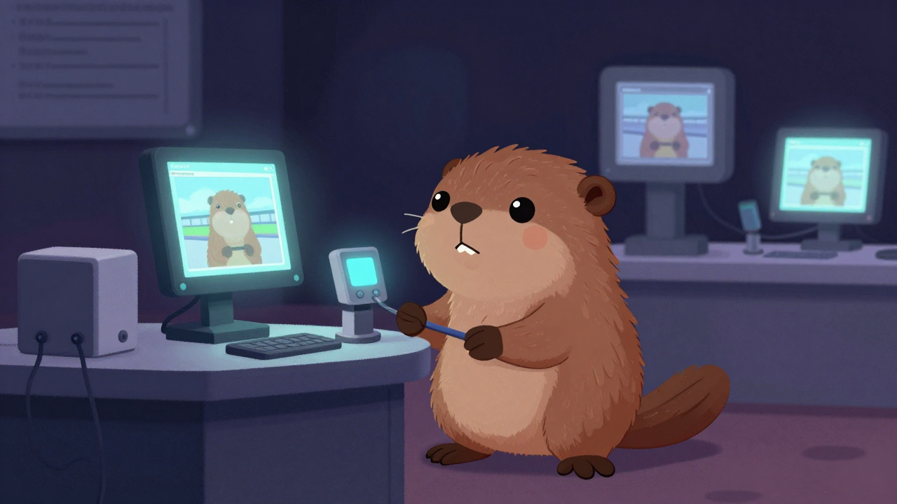 착순심판보조원 직업 종사자가 업무를 수행하는 모습