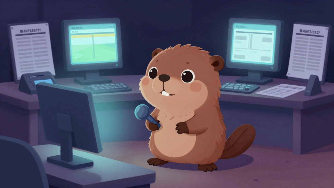 착순판정원 직업 종사자가 업무를 수행하는 모습