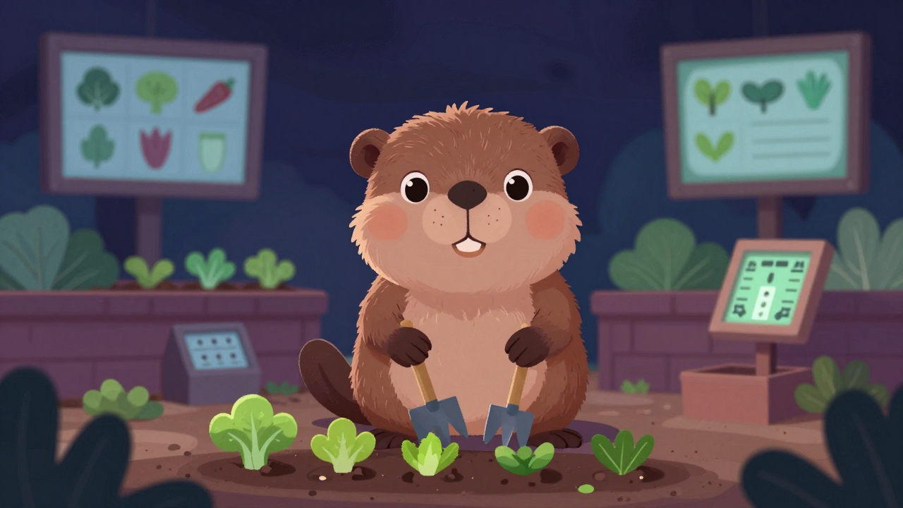 채소작물재배원 직업 종사자가 업무를 수행하는 모습