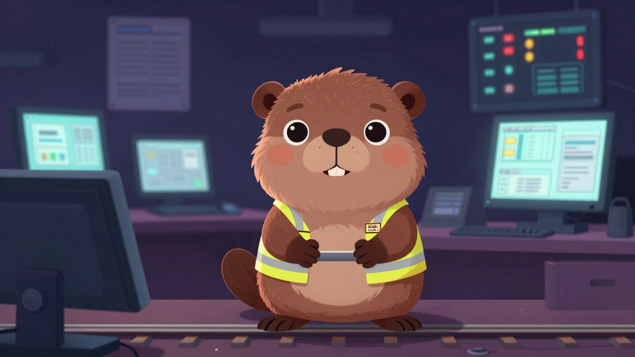 철도설계기술자 직업 종사자가 업무를 수행하는 모습