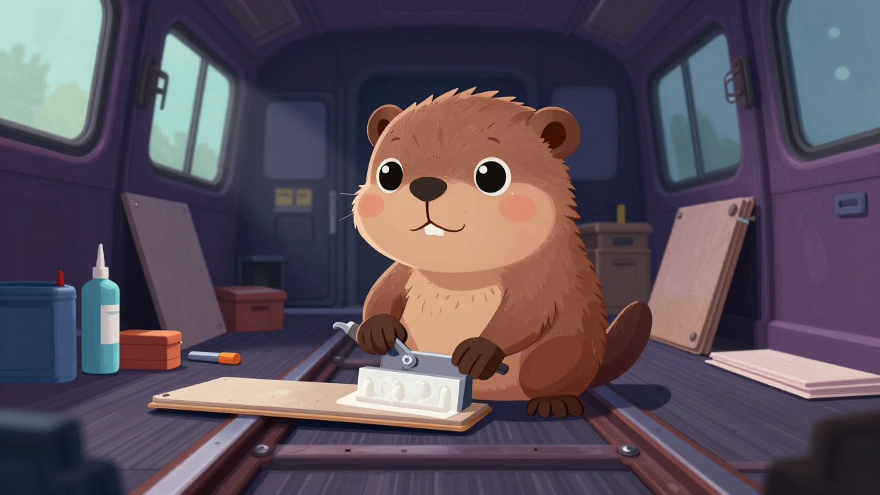 철도차량바닥재시공원