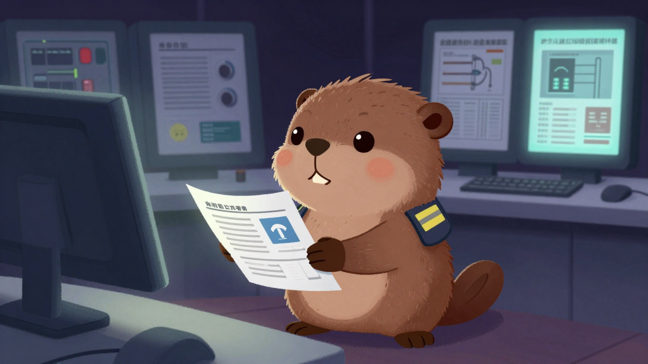 철도통신설비관리자 직업 종사자가 업무를 수행하는 모습