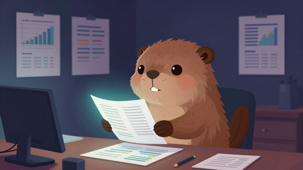 최고재무책임자 직업 종사자가 업무를 수행하는 모습