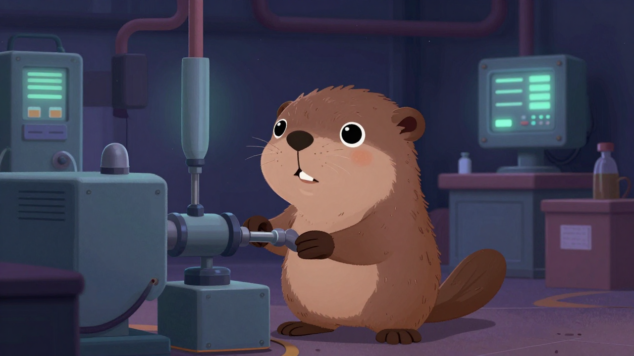 치공구제작반장 직업 종사자가 업무를 수행하는 모습